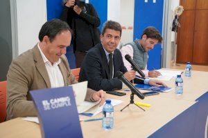 Mazón reivindica para las próximas elecciones “una Europa que esté cerca de la Comunitat Valenciana”