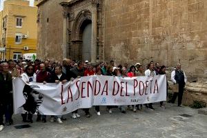 Más de 1.300 senderistas recorrerán durante el fin de semana la Senda del Poeta Miguel Hernández 2024