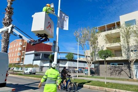Empieza la segunda fase de renovación del alumbrado público de Benicarló
