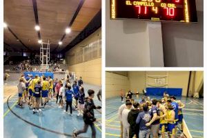 Una importante victoria del Club Baloncesto Casino de El Campello permite al equipo senior optar al ascenso