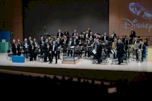 La Banda Municipal de Castelló plena l'Auditori en el seu homenatge als clàssics de Disney