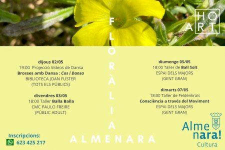 Floràlia-Almenara ofrecerá talleres gratuitos de baile por el Día Internacional de la Danza