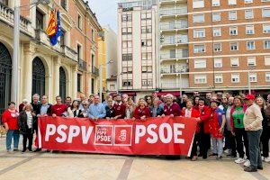El PSPV-PSOE de Castelló reivindica el seu compromís amb els drets laborals en un Primer de "que no s'assembla en res al de 2018"