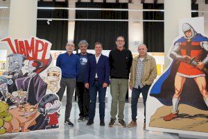Xàtiva inaugura en la Casa de Cultura la exposición «Del tebeo al còmic» con más de un centenar de originales