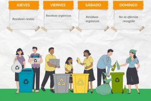 Alquerías del Niño Perdido inicia una campaña informativa entre la población sobre la nueva ordenanza municipal de gestión de residuos