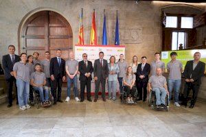 Carlos Mazón traslada el apoyo de la sociedad valenciana a los atletas paralímpicos de la Comunitat preseleccionados para París 2024