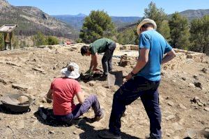 El Ayuntamiento de Montán y la Diputación reanudan los trabajos para conocer y conservar el yacimiento del Monte Calvario