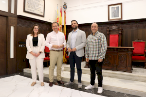 El alcalde de Sagunto ha recibido al nuevo presidente de la Federación Junta Fallera de Sagunto