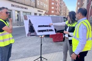 Petrer invierte 103.482€ en la mejora de aceras de las calles Reyes Católicos y Jaume I