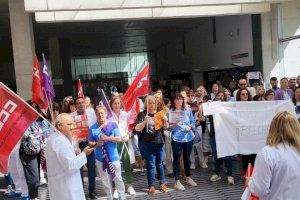 CCOO se moviliza ante la "injusticia laboral" que sufre el personal subrogado de Dénia
