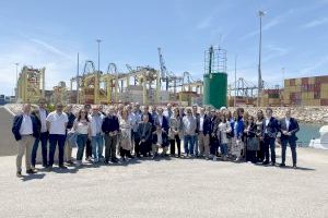 Representantes de FEPEVAL visitan las instalaciones de la Autoridad Portuaria de Valencia