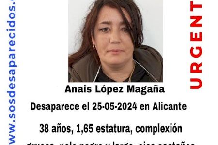 Alerta per la desaparició d'una dona a Alacant des del dissabte
