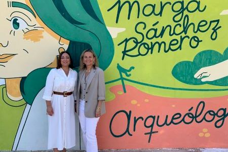 València homenatja l'arqueòloga Marga Sánchez Romero amb un nou mural del projecte ‘Dones de Ciència’