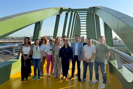La nueva pasarela peatonal que une Sueca con Fortaleny se hace realidad La nueva pasarela peatonal que une Sueca con Fortaleny se hace realidad