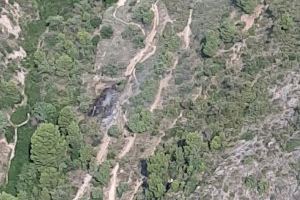 Movilización de bomberos en la Vall d'Uixó por un aviso de incendio