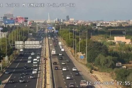 Talls de trànsit per entrar a València per la Pista de Silla per les obres: horaris i trams