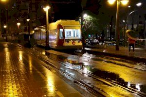 Metrovalencia modifica el seu servei aquest dilluns per l'avís roig a la província de València
