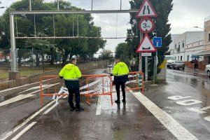 El temporal en Castellón: coches atrapados, un rayo fulmina una palmera y semáforos apagados - (foto 3)