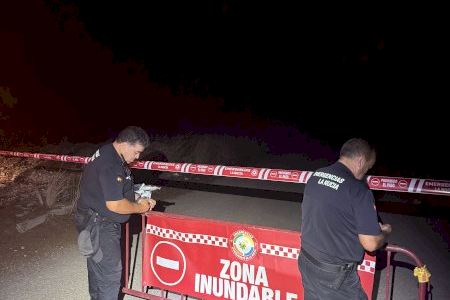 La Nucía cierra barrancos y parques y suspende las actividades al aire libre por Alerta Naranja por fuertes lluvias