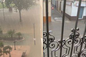 El temporal barre la Safor con inundaciones en las calles
