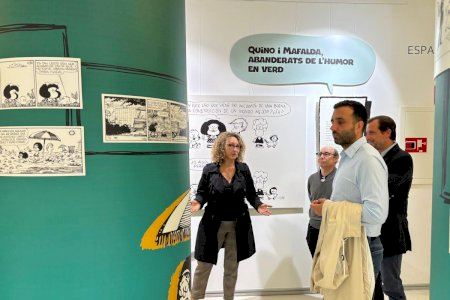 Valenciaport inaugura en Sagunto ‘Consciència en verd’, una exposición que combina humor y conciencia ambiental