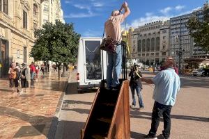 Valencia saca a las calles el Senyeramóvil ante la previsión de lluvias este 9 d'Octubre - (foto 4)