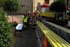 Herido un obrero tras caer de un andamio mientras trabajaba en Miramar