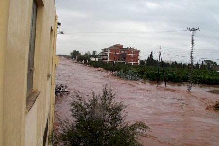 Nules pide a la Confederación del Júcar que reactive las obras del encauzamiento del barranco del Torrent