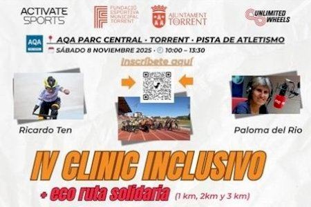 Torrent celebra el IV Clinic Inclusivo y la Eco Ruta Solidaria en el Parc Central