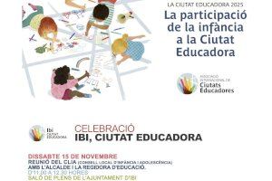 Ibi celebra el Dia Internacional de la Ciutat Educadora 2025  amb una interessant programació