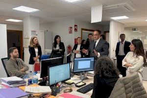 La Generalitat refuerza la modernización judicial con la visita de la consellera Nuria Martínez a las sedes de Mislata y Moncada - (foto 2)