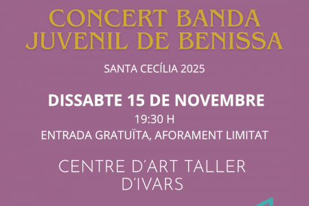 La Societat Lírica i Musical de Benissa celebra Santa Cecília a partir del dissabte 15 de novembre de 2025 La Societat Lírica i Musical de Benissa celebra Santa Cecília a partir del dissabte 15 de novembre de 2025