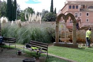 Vila-real repara el muro del Museu de la Ciutat Casa de Polo afectado por la caída de un árbol durante el temporal de enero - (foto 3)