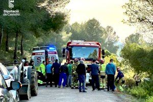 Caída de un tractor en les Useres