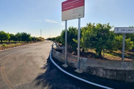 El Ayuntamiento de Nules acondiciona caminos rurales y refuerza su red viaria agraria