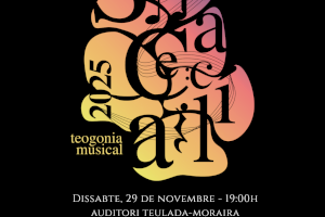 La banda de Benissa presenta " Teogonía musical" el pròxim dissabte 29 de novembre de 2025 La banda de Benissa presenta " Teogonía musical" el pròxim dissabte 29 de novembre de 2025