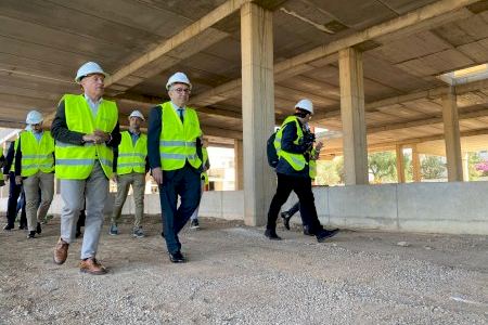 El nuevo IES Jaume I de Burriana reanuda las obras: ¿qué curso será el primero en estrenarlo?
