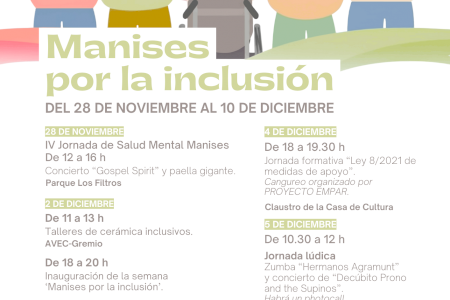 Manises apuesta por la diversidad en una nueva edición de la Semana de la Inclusión