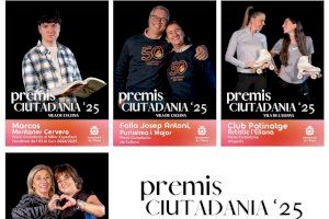 Estos son los premiados de la 18ª edición de los Premios Ciudadanía de l’Eliana