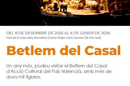 El Belén del Casal se muestra en la Casa Mundina de Vila-real