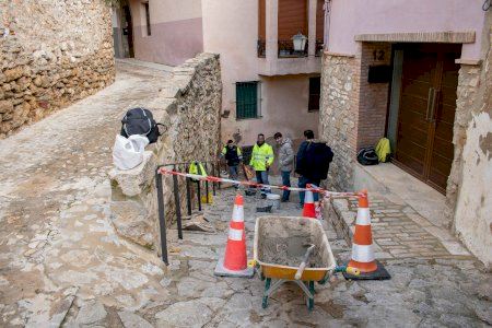 El ayuntamiento continúa la reparación de las cuestas de Morella con la del Vaquer y Sant Joan