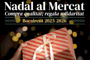 Bocairent impulsa el seu mercat municipal amb una campanya nadalenca solidària Bocairent impulsa el seu mercat municipal amb una campanya nadalenca solidària