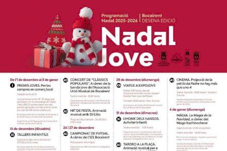 Bocairent celebra la desena edició del Nadal Jove amb vint activitats fins al 4 de gener Bocairent celebra la desena edició del Nadal Jove amb vint activitats fins al 4 de gener