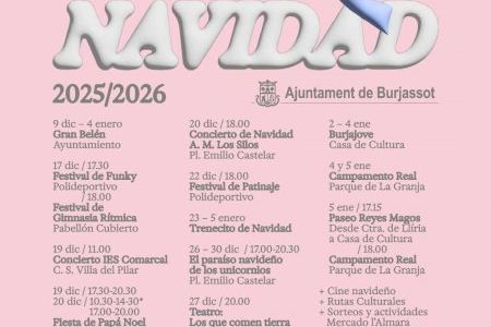 Burjassot desplega el seu programa nadalenc amb l’arribada del Pare Noel i els Reis Mags
