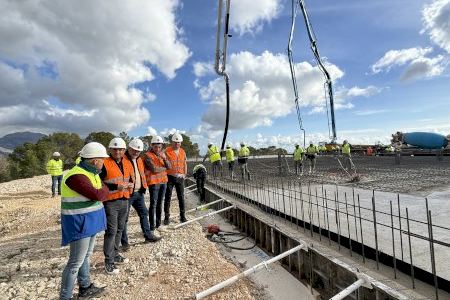 El nuevo Depósito General de Agua de la Nucía supone una inversión de 1,3 millones euros