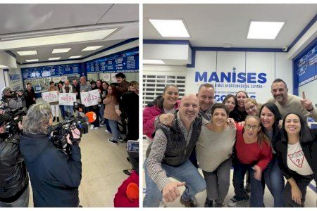 La Lotería de Navidad vuelve a coronar a Manises como el pueblo valenciano más afortunado