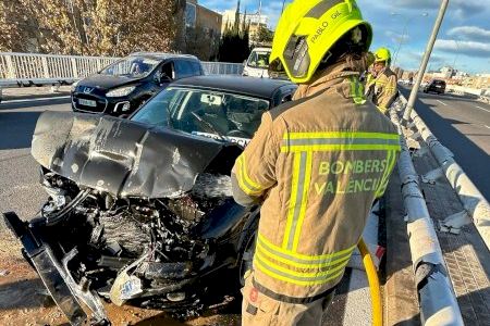 Un accidente en cadena colapsa el acceso sur a Valencia