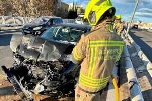 Un accidente en cadena colapsa el acceso sur a Valencia