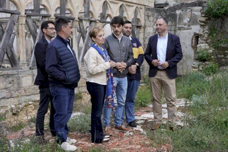 El PP de Morella celebra los 600.000 € de la Generalitat para salvar el acueducto y el convento histórico