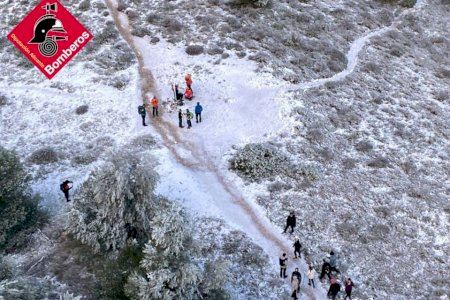 Rescatan a un senderista en la cima del Montcabrer tras sufrir una rotura de tobillo